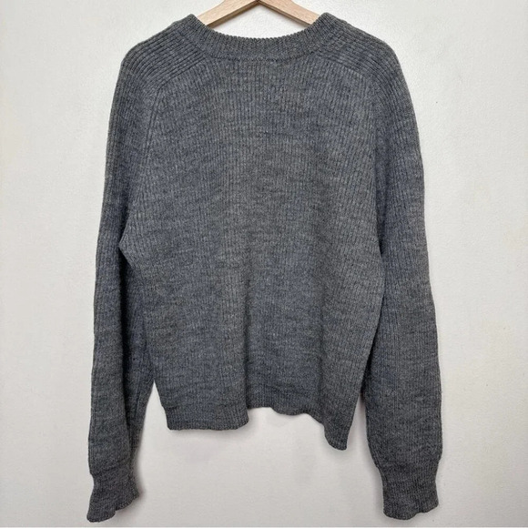 Hudson’s Bay Company Vintage Womens 44 England  Chunky Sweater In Grey - Picture 14 of 14